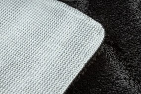 Kúpeľňový koberček SUPREME WAVES vlny, čierny