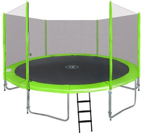 Záhradná trampolína RAMIZ SKY 12FT/366 cm - zelená