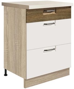 Skrinka do kuchyne Favorit 10d Sonoma/White+Ribbeck