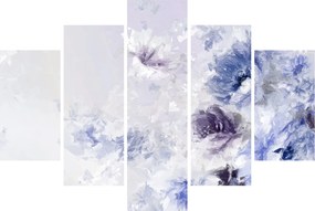 Obraz - Kvety, textúrovaná maľba (150x105 cm)