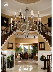 Jupiter 1599 - DK 12 CH - Luster DAKAR 12xE14/40W