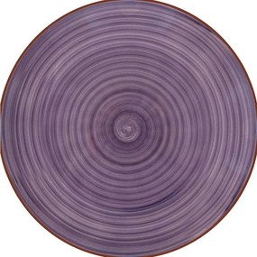 Lamart LT9084 keramický plytký tanier Happy, pr. 26,8 cm, fialová