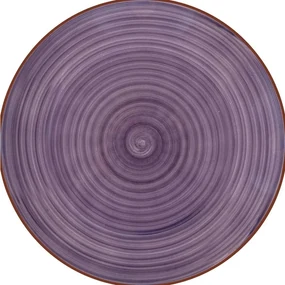 Lamart LT9084 keramický plytký tanier Happy, pr. 26,8 cm, fialová