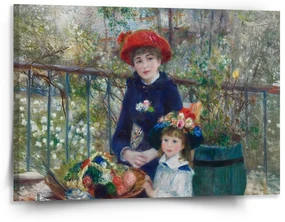 Sablio Obraz Dve sestry (Na terase) - Pierre-Auguste Renoir - 150x110 cm