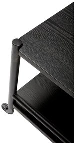 Servírovací stolík na kolieskach z dubového dreva 40x40 cm Norm – Hübsch