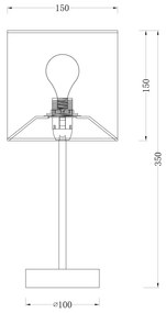 GLOBO PACO 15185T Stolová lampa