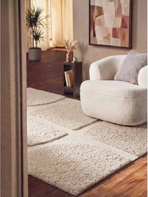 Krémový ručne tkaný koberec 80x150 cm Lambeth Jasper – Ted Baker