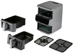 DOMO DO550FR vertikálna dvojitá teplovzdušná fritéza