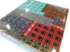 Toybit Veľká magnetická stavebnica Minecraft Iron Diamond Gold TNT 220ks