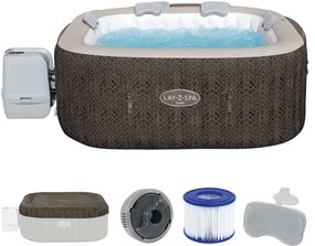 BESTWAY Lay-Z-Spa Cabo EnergySense Smart HydroJet Vírivka, 180 x 180 x 71 cm, 6 osôb 6001R