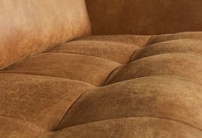 BePureHome Rodeo Classic sedačka z recyklovanej kože - Čierna