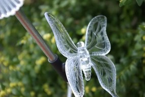 Garthen 539 Dekoratívne záhradné solárne LED osvetlenie - motýľ, kolibrík, vážka