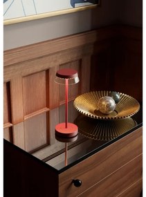 Redo 90311- LED Stmievateľná stolná lampa ILUNA LED/2,5W/5V 3000 mAh IP65 červená