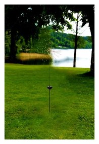 Vonkajšie solárne LED svietidlo s bielymi diódami Star Trading Firework, výška 100 cm