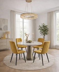 Jedálenská stolička MARVIN, žltá