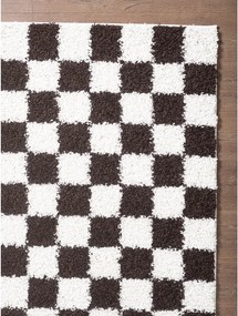 Hnedý/krémovobiely koberec 160x230 cm Grida – ESTE