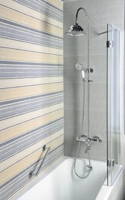 Sapho Sapho, KIRKÉ podomietková sprchová batéria, 2 výstupy, bronz, KI42B