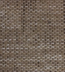 Rohová sedacia súprava Samba II, hnedá ekokoža/cappuccino tkanina