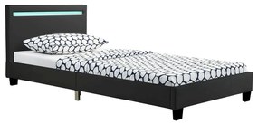 Čalúnená posteľ Verona 90 x 200 - čierna