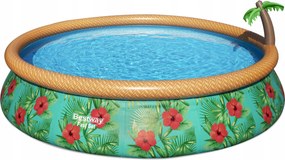 Rozkladací bazén okrúhly Bestway 457 x 457 cm
