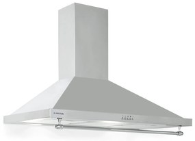 Klarstein Montblanc 90, digestor, 90 cm, nástenný, 610m³/h, LED, lišta, biely