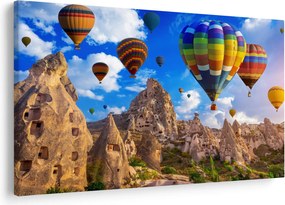 Obraz - Teplovzdušné balóny, Cappadocia, Turkey. (90x60 cm)