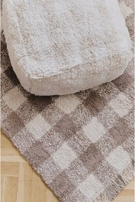 Béžový detský sedací vak Vichy – Lorena Canals