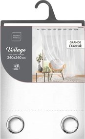 Biela voálová záclona 240x240 cm Lissea – douceur d'intérieur