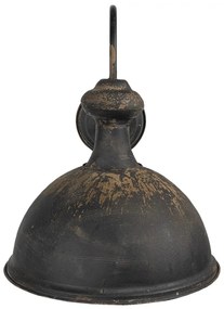 Retro čierna patina nástenné svietidlo