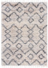 Kusový koberec shaggy Tizoc krémový 120x170cm