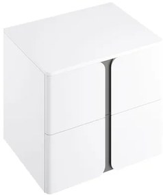 Kúpeľňová skrinka nízka RAVAK Balance 800 biela/grafit