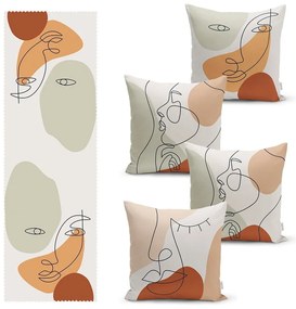 Súprava obliečok na vankúš a behúňa 5 ks – Mila Home