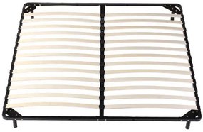 Zdvíhací kovový rošt do postele Domy 100x200 cm čierny
