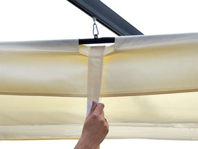 Jokomisiada Záhradná PERGOLA Para Sole ESTIVO 3x3x2,4m Vodotesná strecha SP0835