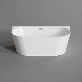 LANA polovoľne stojaca vaňa, pri stene, biela, 170x75x58 cm