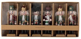 Drevené vianočné ozdoby v súprave 6 ks 13 cm Nikita – Bloomingville