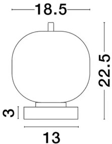 Stolová lampa Lato zlaté