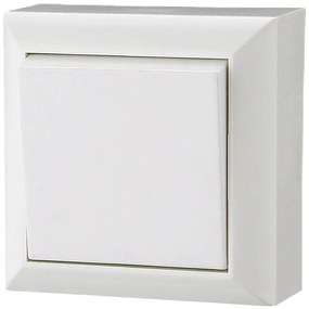 Zvončekový spínač IP20 GAO white 20453