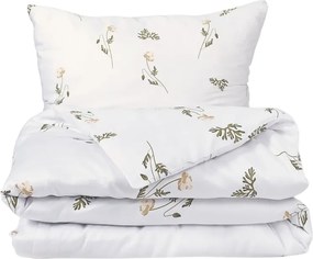 Matex Saténové obliečky Lúčny kvietok, 140 x 200 cm, 70 x 90 cm