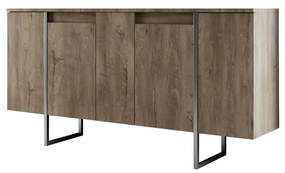 Skrinka Luxe Walnut and Silver