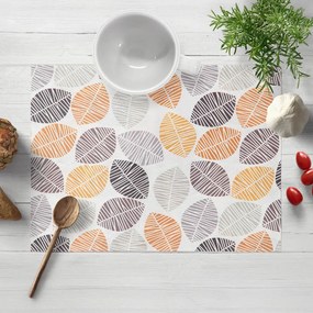 Biante Dekoračné prestieranie na stôl Leona LN-136 Hnedé a oranžové lístky 30x40 cm