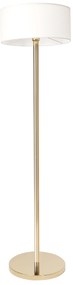 Toolight - Podlahová stojaca lampa E27 APP966-1F, zlatá-biela, OSW-04051