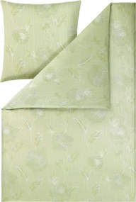 XXXLutz POSTEĽNÁ BIELIZEŇ, interlock džersej, zelená, 140/200 cm Estella - Obliečky & plachty - 004142136501