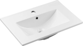 Comad Nábytkové keramické umývadlo UM-2060RB DANCE 60-DP, 62x40 cm, biela matná