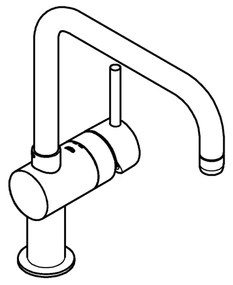 GROHE 32488000 - Drezová batéria A lesklý chróm