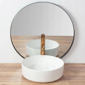 Rea Sami, umývadlo na dosku 36x36x11,5 cm, biela, REA-U1891