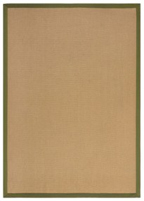 Flair Rugs koberce Kusový koberec Herringbone Border Kira Green - 160x230 cm