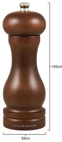 Cole&Mason - Mlynček na korenie CAPSTAN FOREST buk 16,5 cm