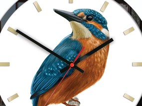 Nástenné hodiny Bird Unikat biele