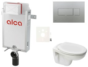 Cenovo zvýhodnený závesný WC set Alca na zamurovanie + WC S-Line S-line Pre SIKOAP6